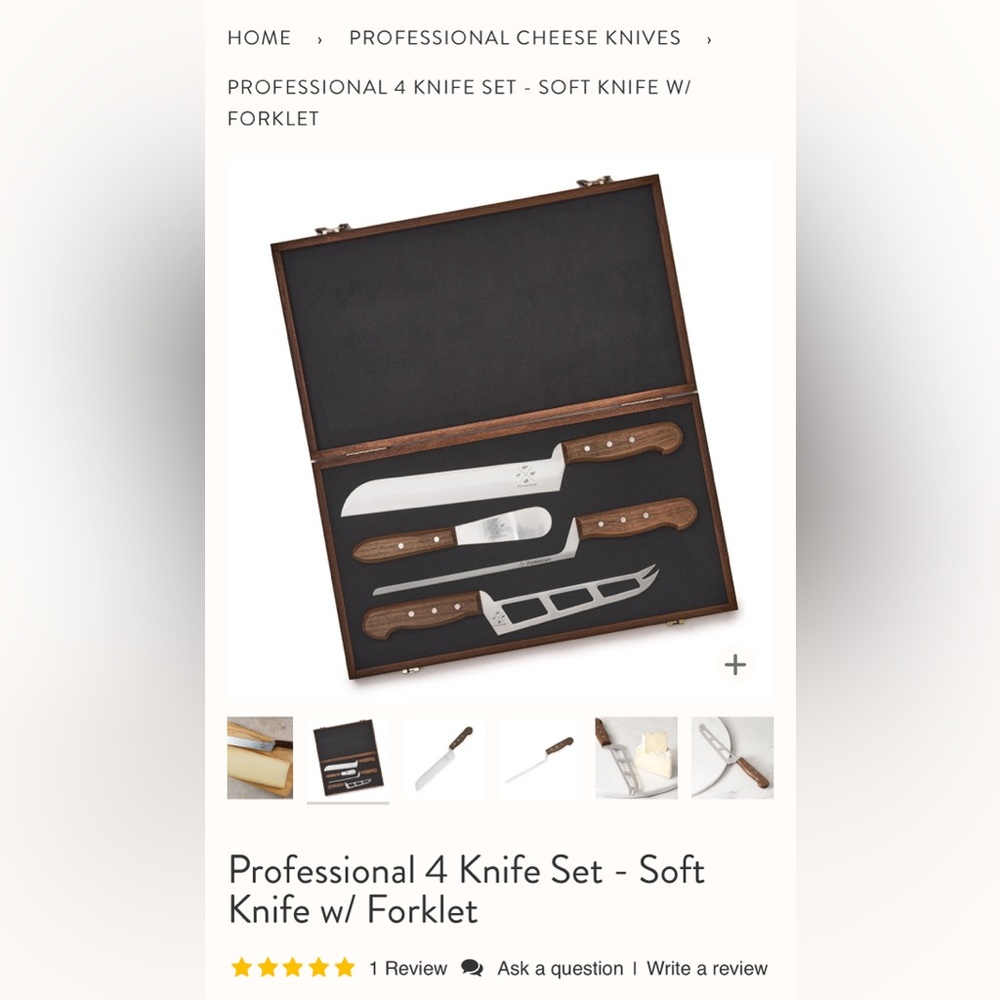 Formaticum Professional Cheese Knife set great gift!